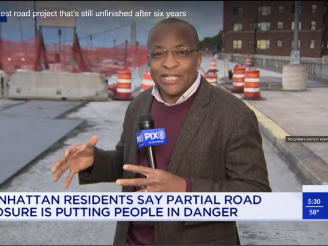 Pix 11: Neighbors protest road project that’s still unfinished after six years